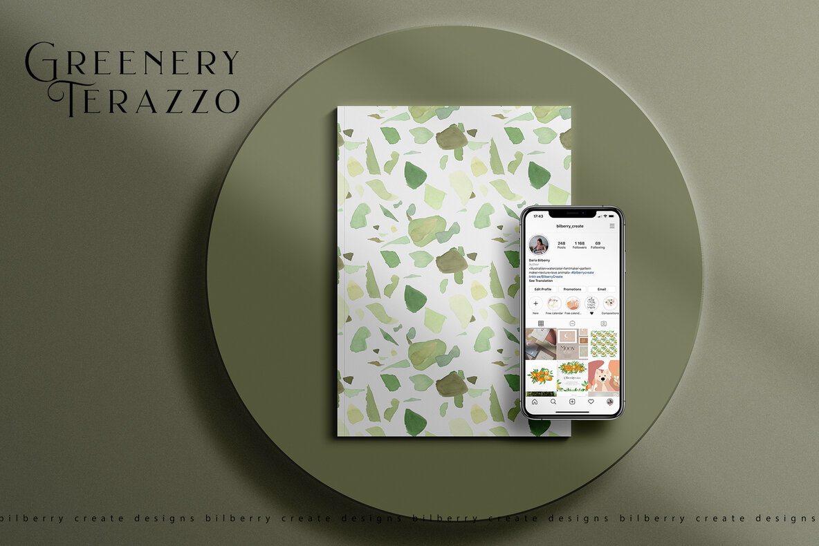 Greenery Terrazzo Greenery Terrazzo