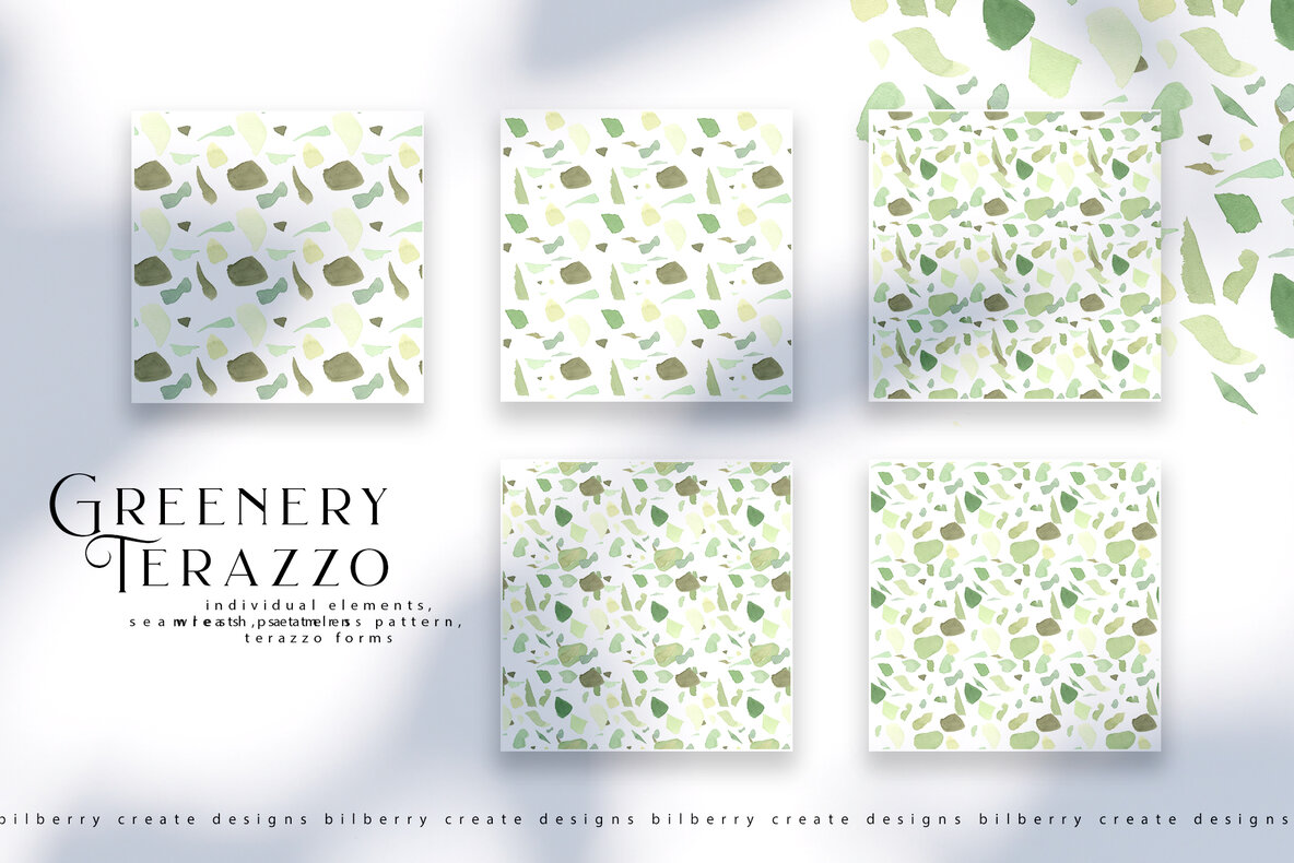 Greenery Terrazzo Greenery Terrazzo