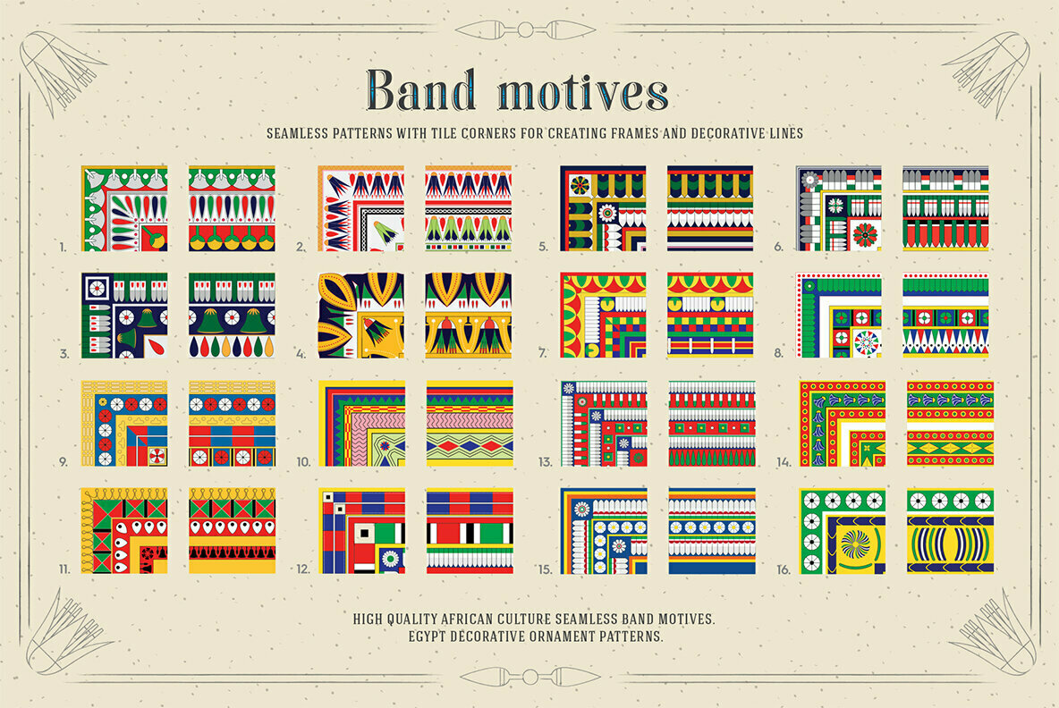 117 Egypt Patterns Brushes Swatches 117 Egypt Patterns Brushes Swatches