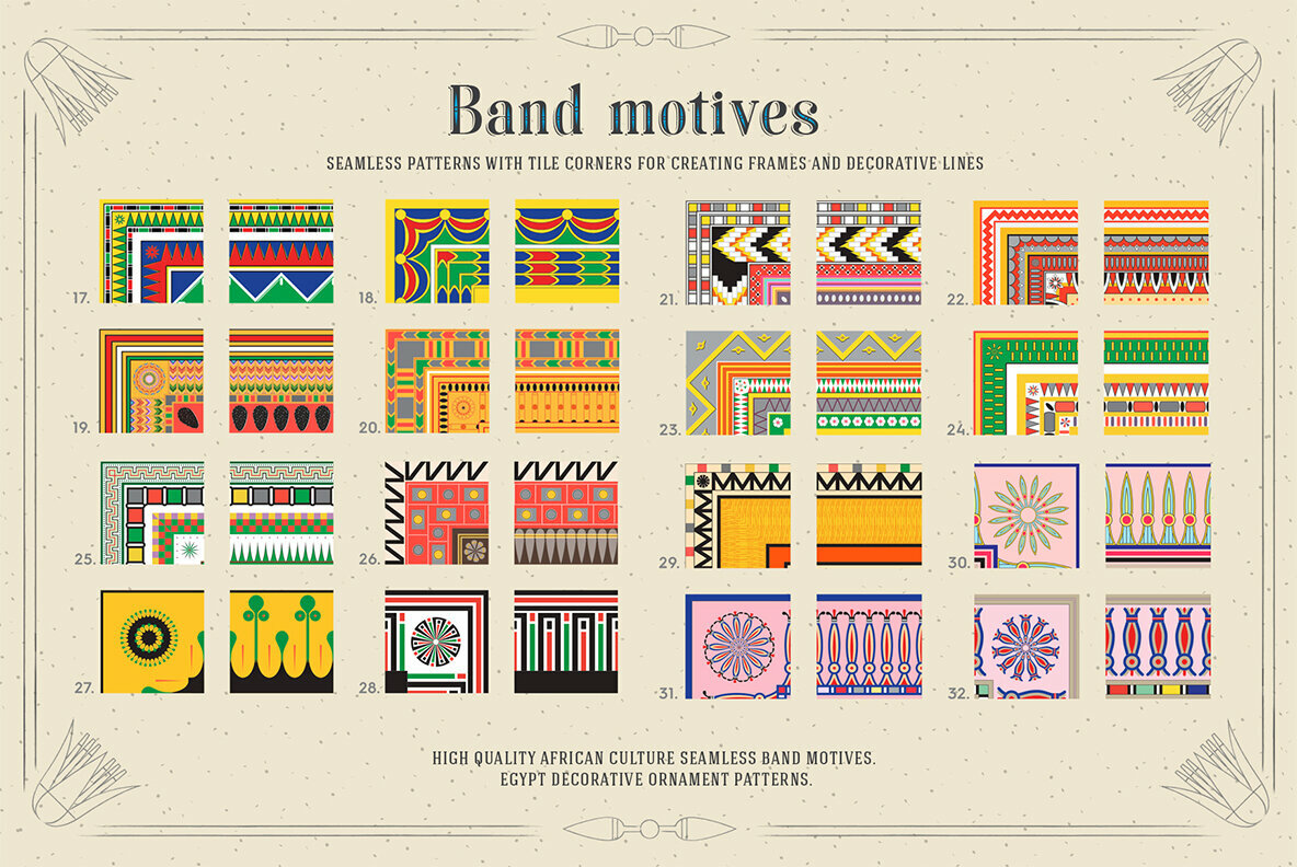 117 Egypt Patterns Brushes Swatches 117 Egypt Patterns Brushes Swatches
