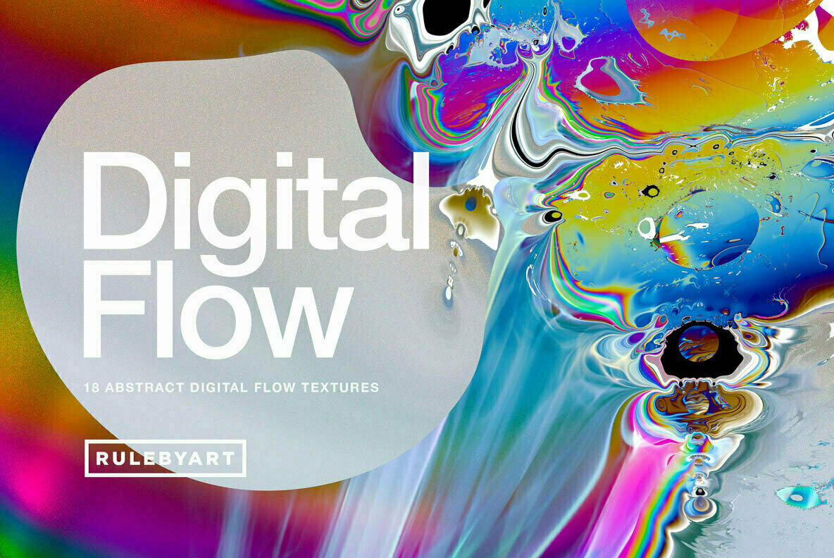 Digital Flow Abstract Textures 1