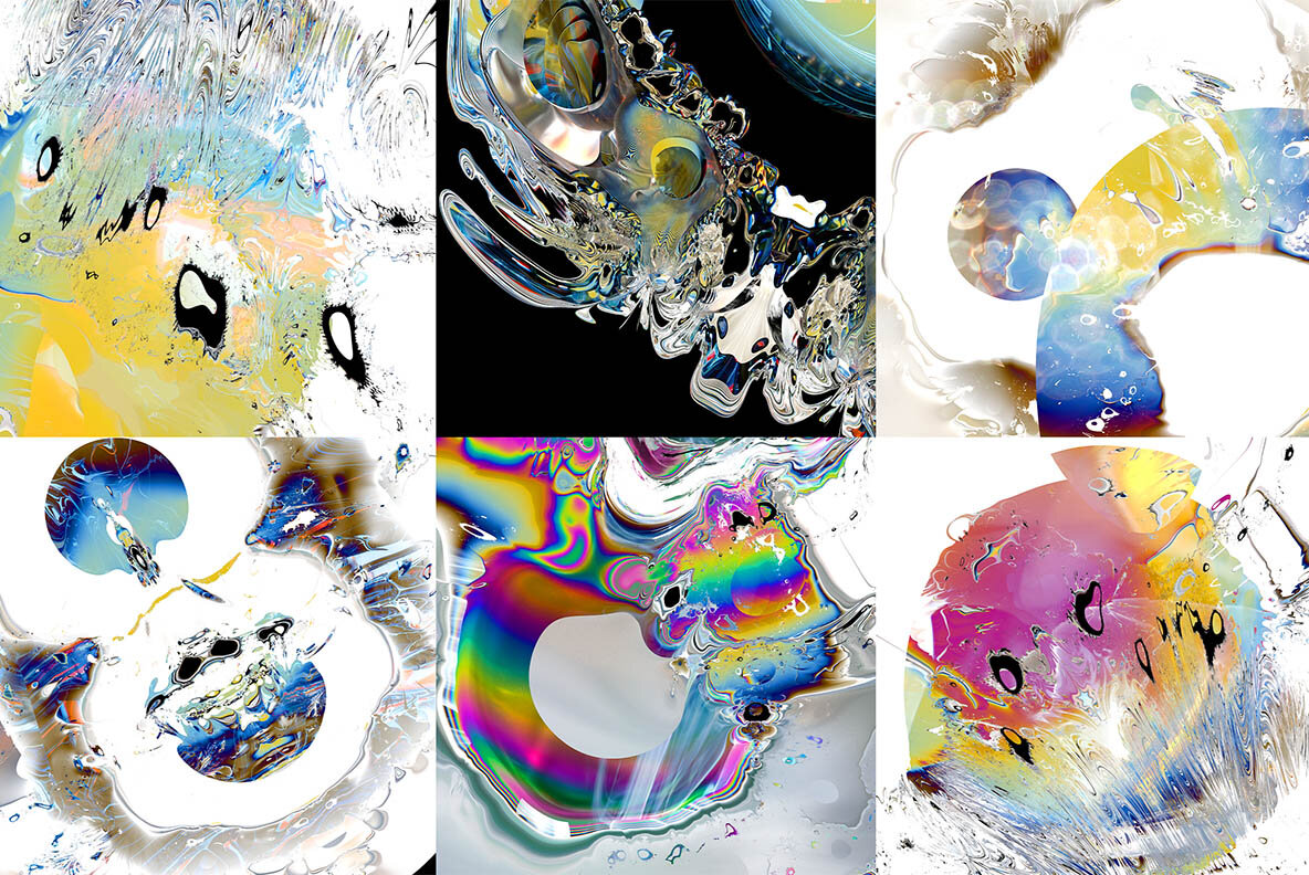 Digital Flow Abstract Textures 12