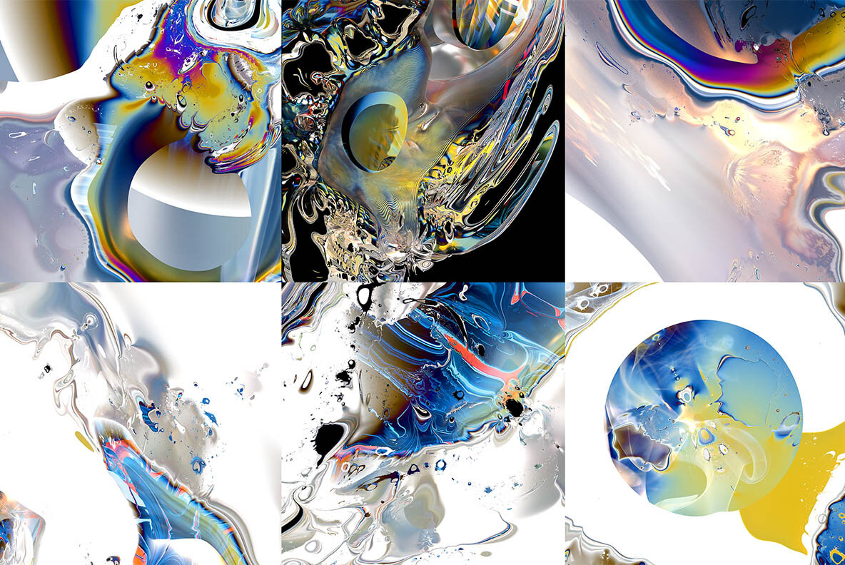 Digital Flow Abstract Textures 13