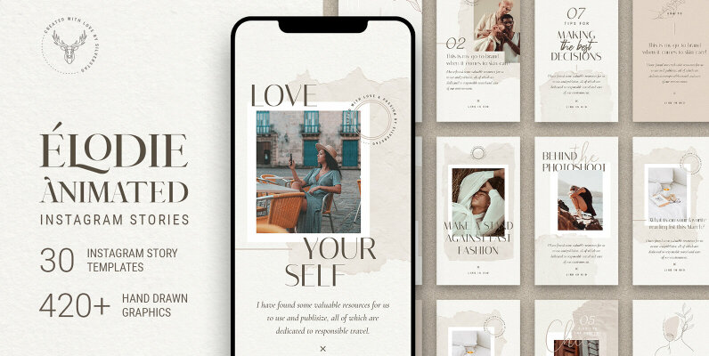 Elodie   Animated Instagram Stories