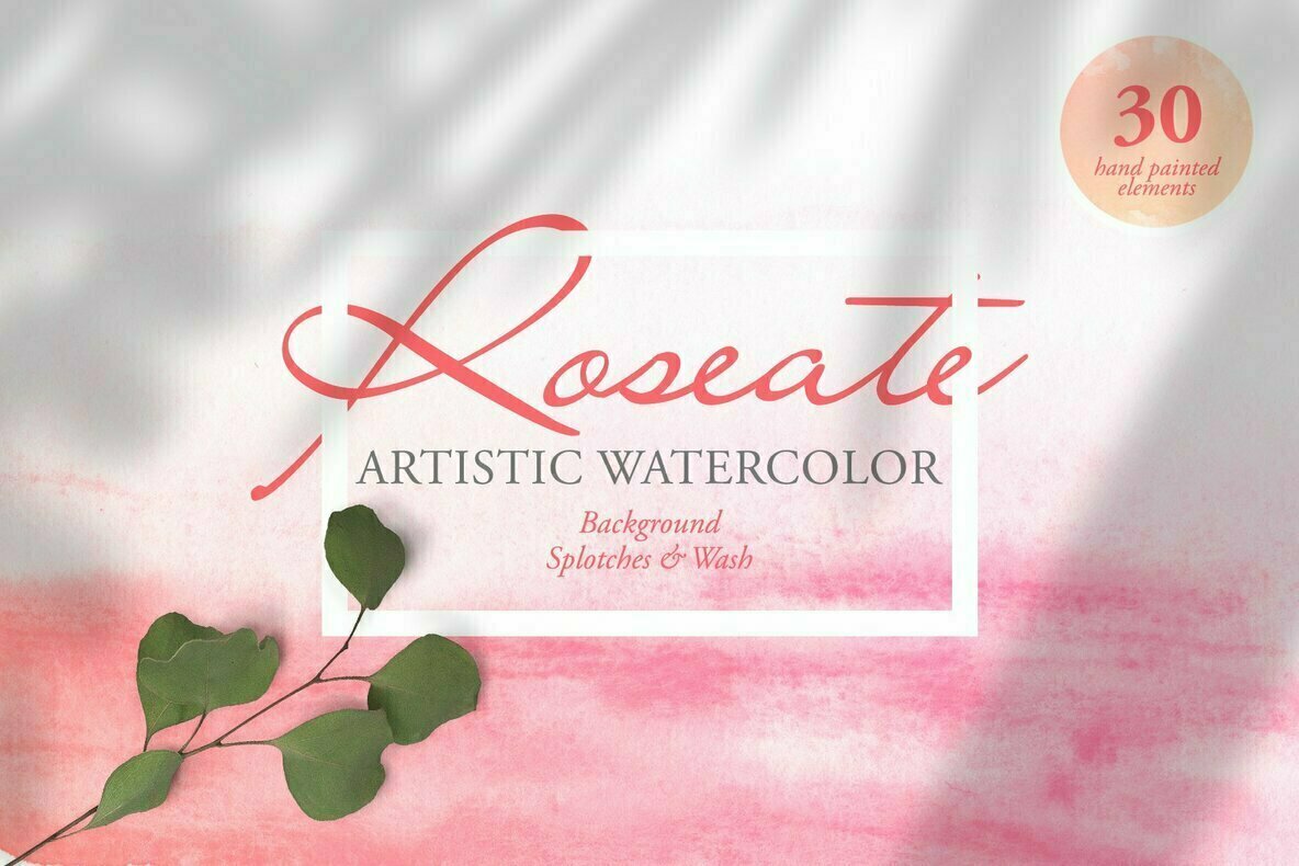 Roseate Artistic Watercolor 1