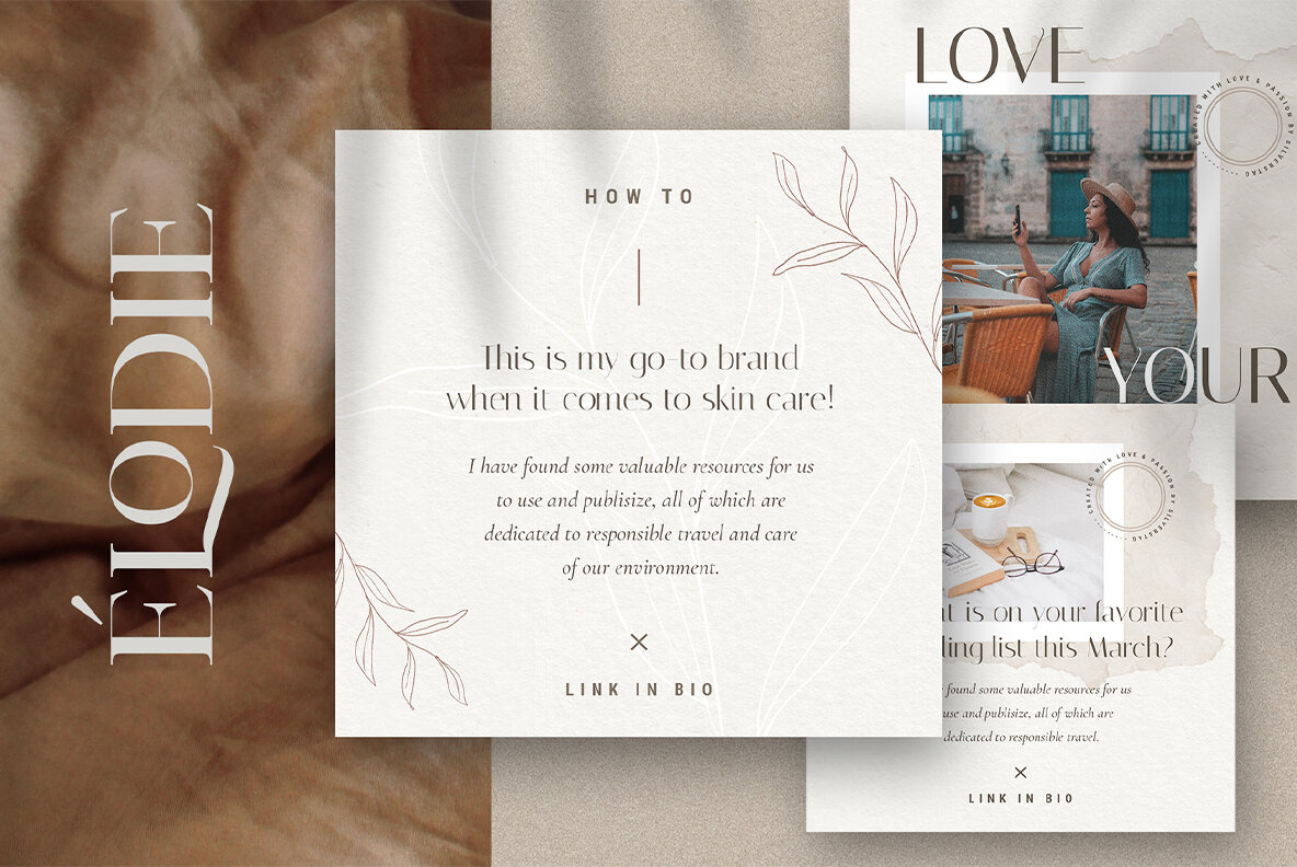 Elodie Animated Instagram Post Templates Elodie Animated Instagram Post Templates