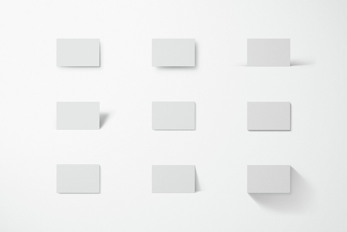 Business Card Mockup Kit Business Card Mockup Kit