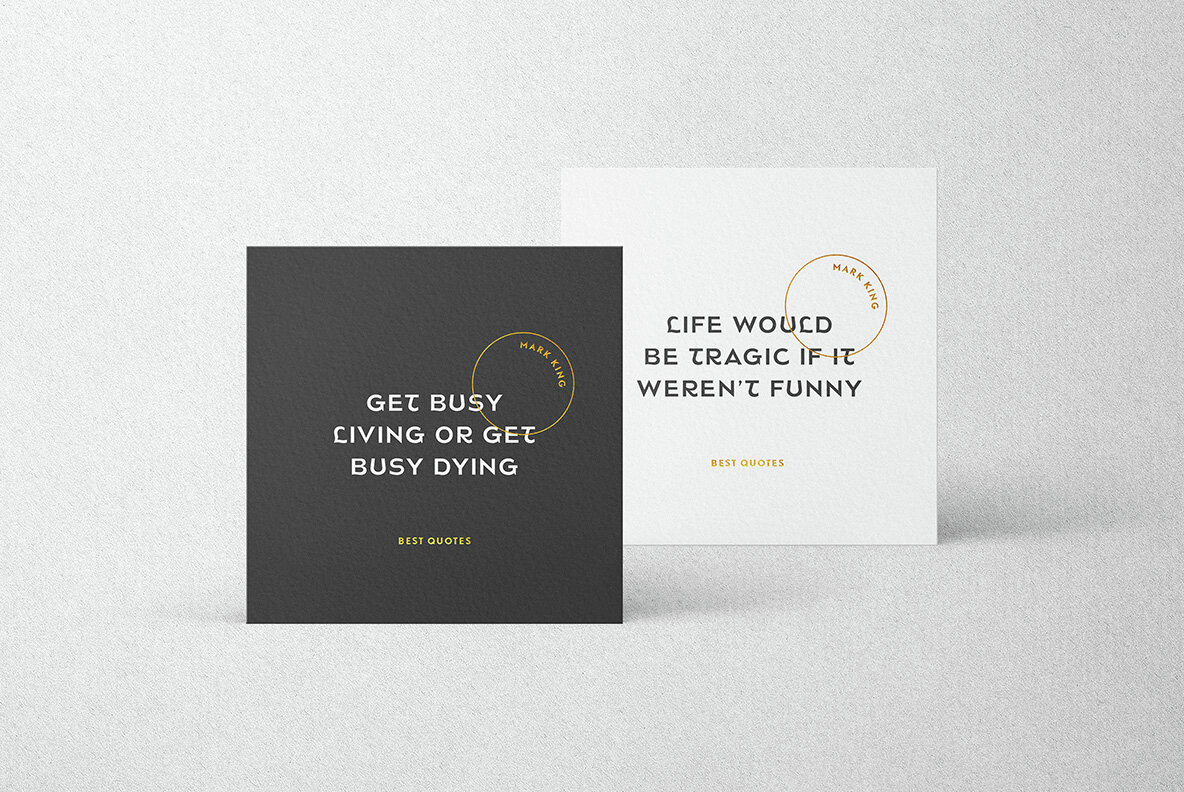 Business Card Mockup Kit 22