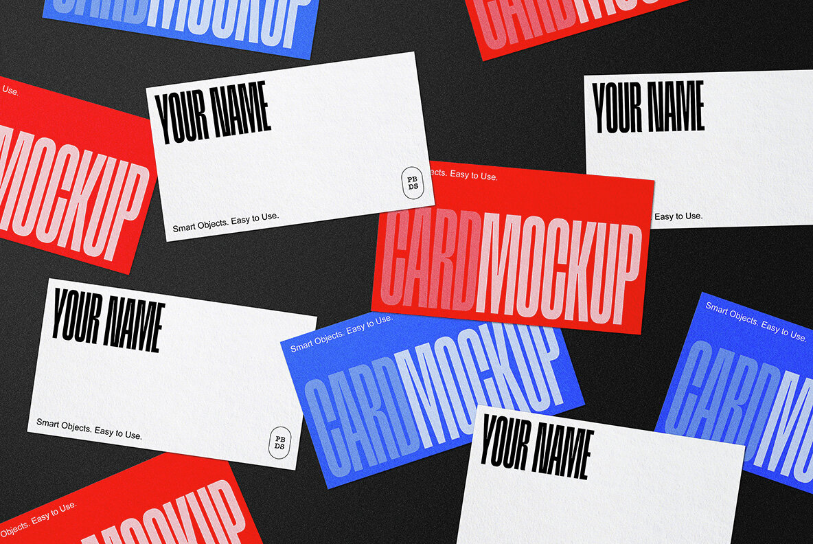 Business Card Mockup Kit 25