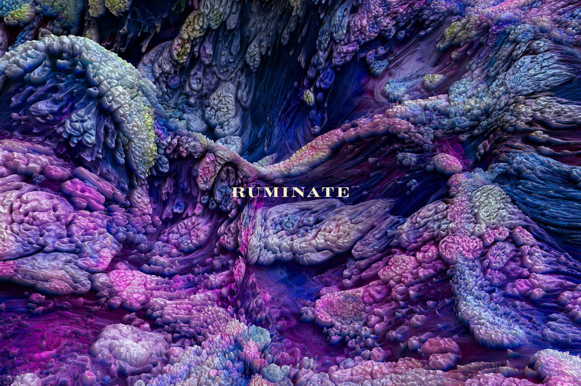 Ruminate     Experimental 3D Paint Textures 7