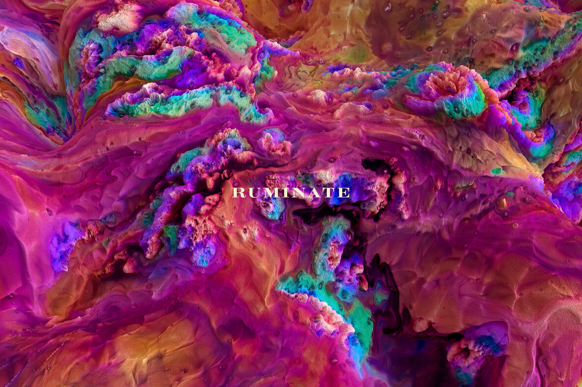 Ruminate     Experimental 3D Paint Textures 8