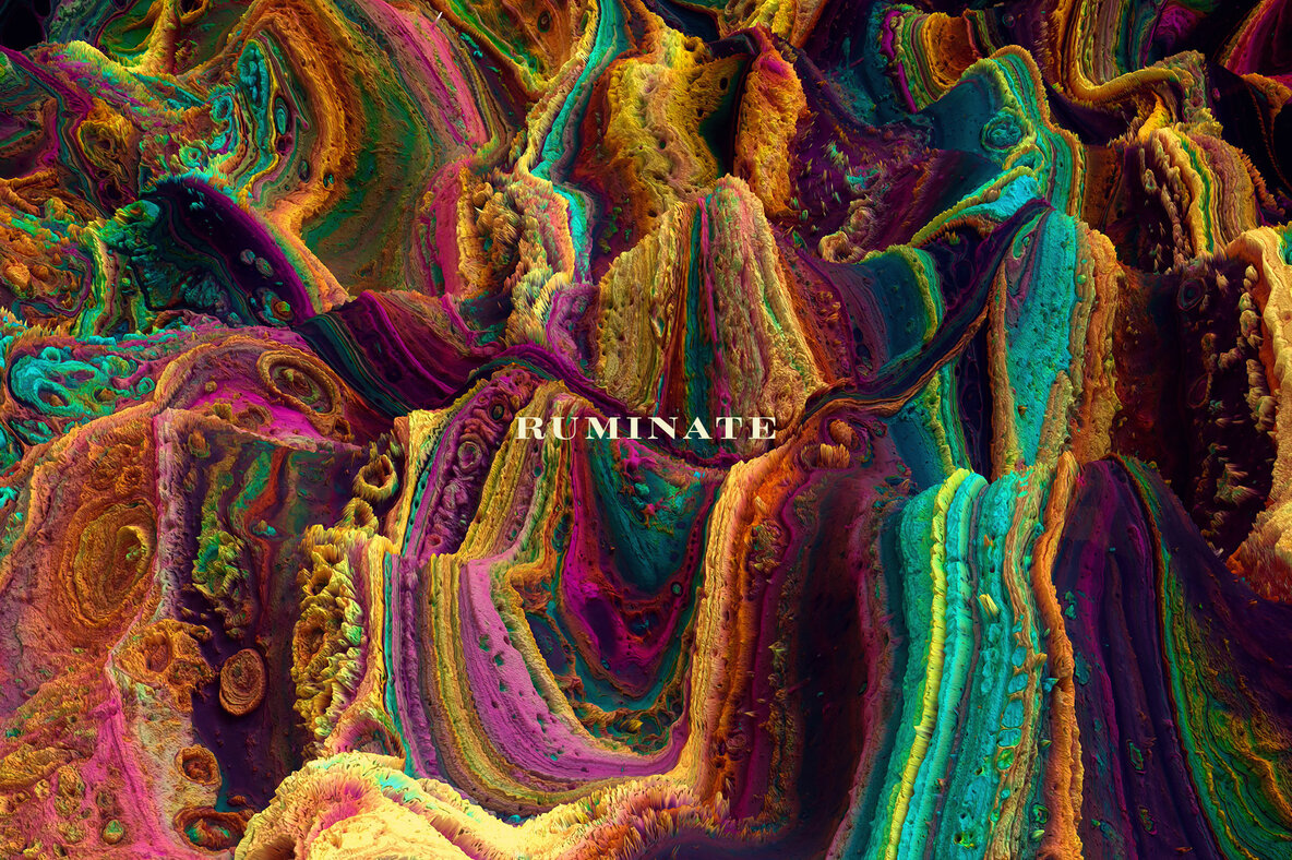 Ruminate     Experimental 3D Paint Textures 9