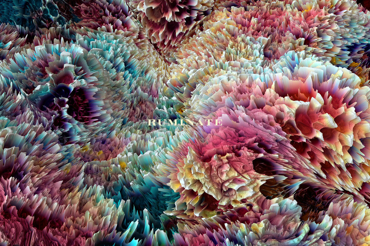 Ruminate     Experimental 3D Paint Textures 10