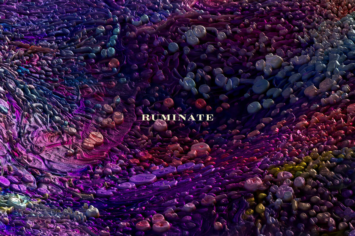 Ruminate     Experimental 3D Paint Textures 11