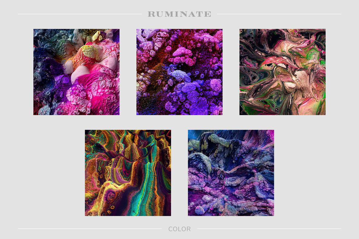Ruminate     Experimental 3D Paint Textures 13