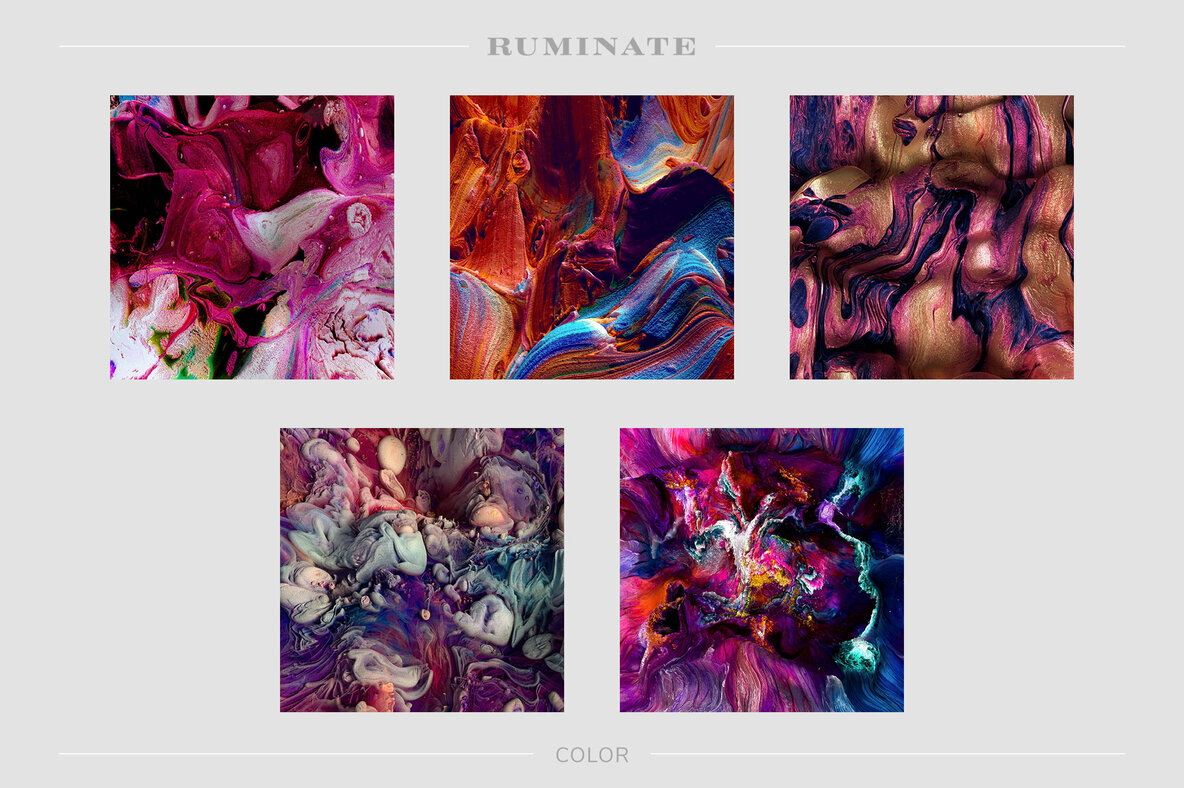 Ruminate     Experimental 3D Paint Textures 15