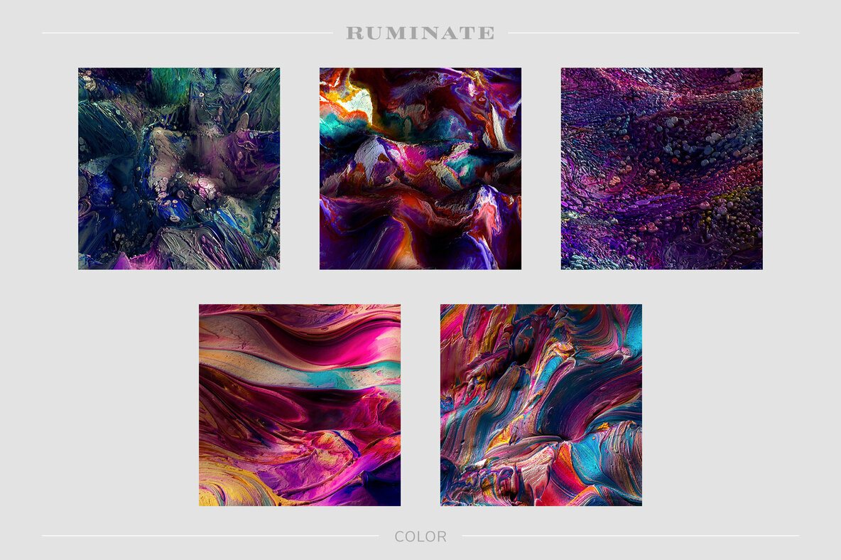 Ruminate     Experimental 3D Paint Textures 16