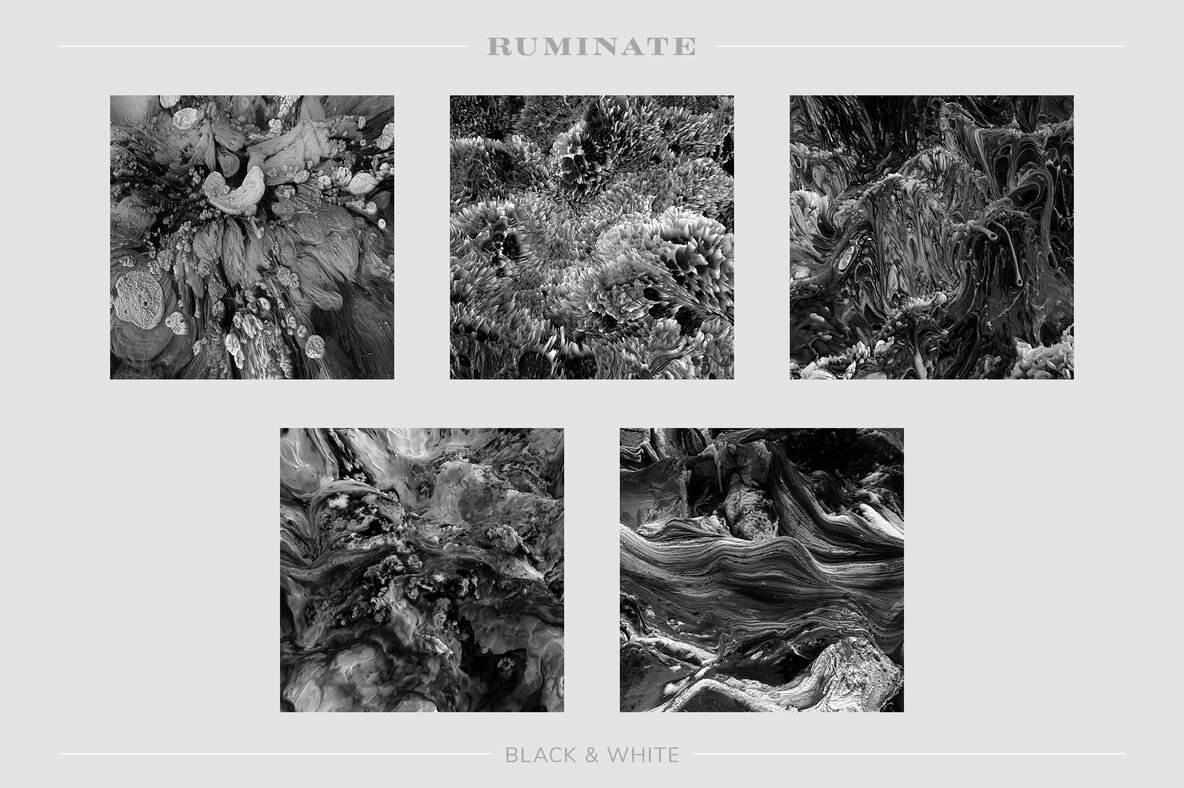 Ruminate     Experimental 3D Paint Textures 18