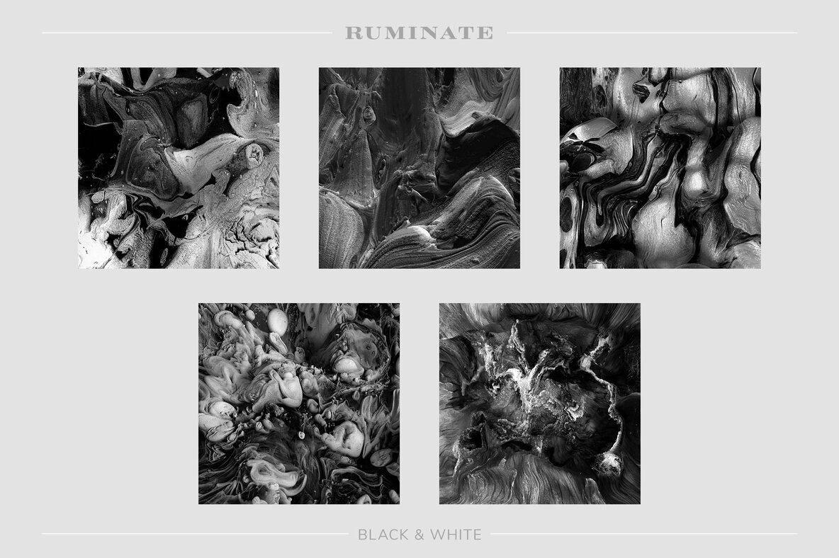 Ruminate     Experimental 3D Paint Textures 19