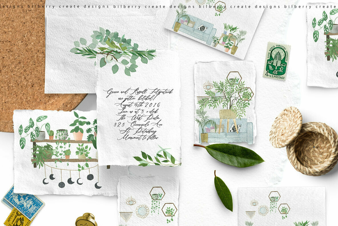 Watercolor Boho Home 2