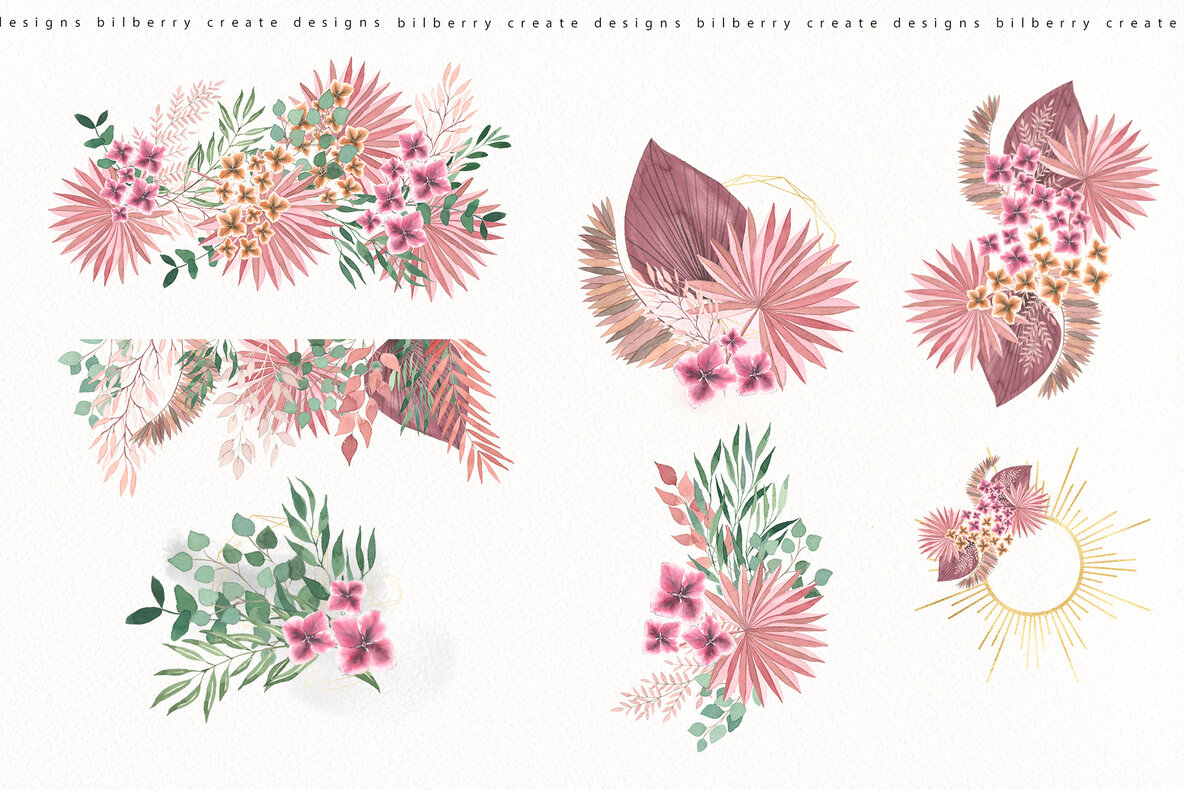 Watercolor Boho Home 9