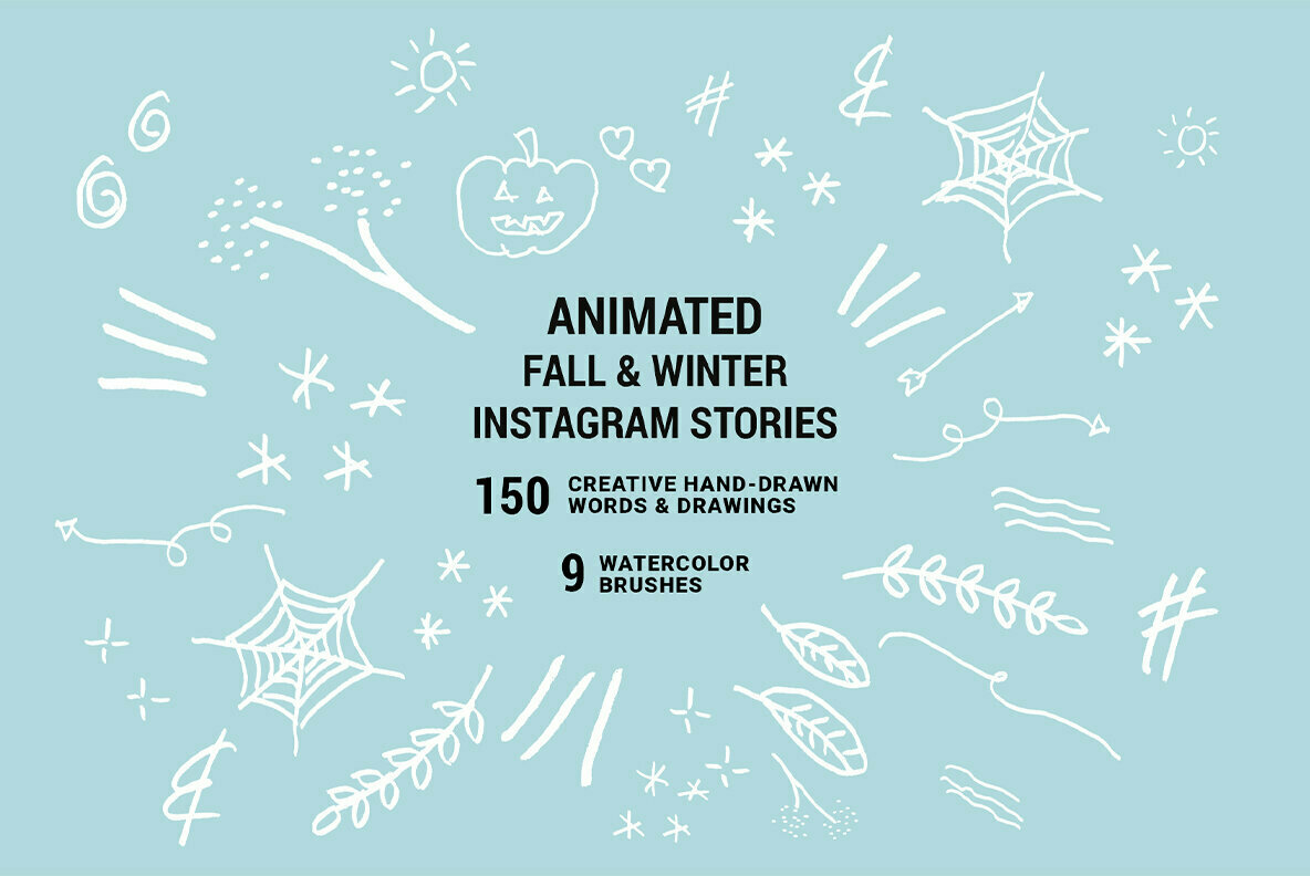 Fall   Winter Animated Instagram Stories 2