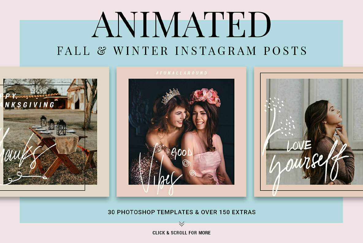 Holiday Animated Instagram Posts 1