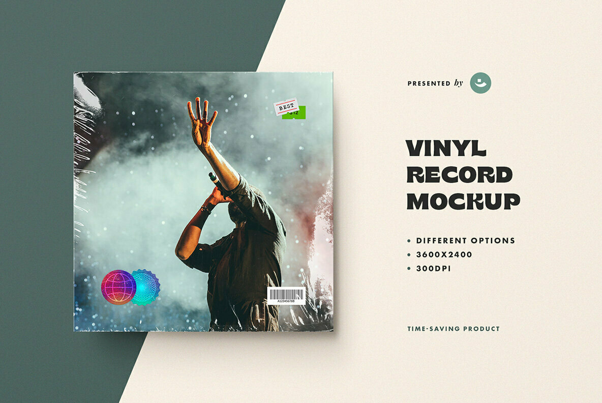Vinyl Record Mockup Vinyl Record Mockup