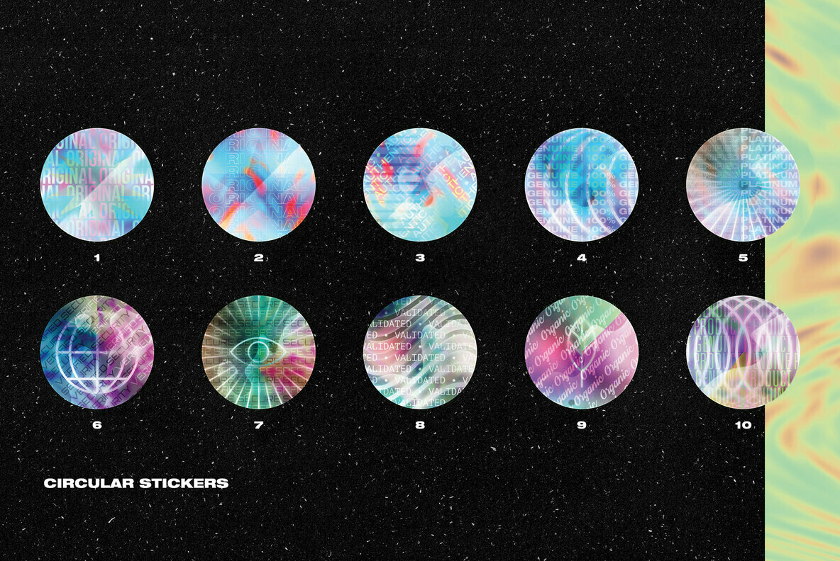 Holographic Stickers 2