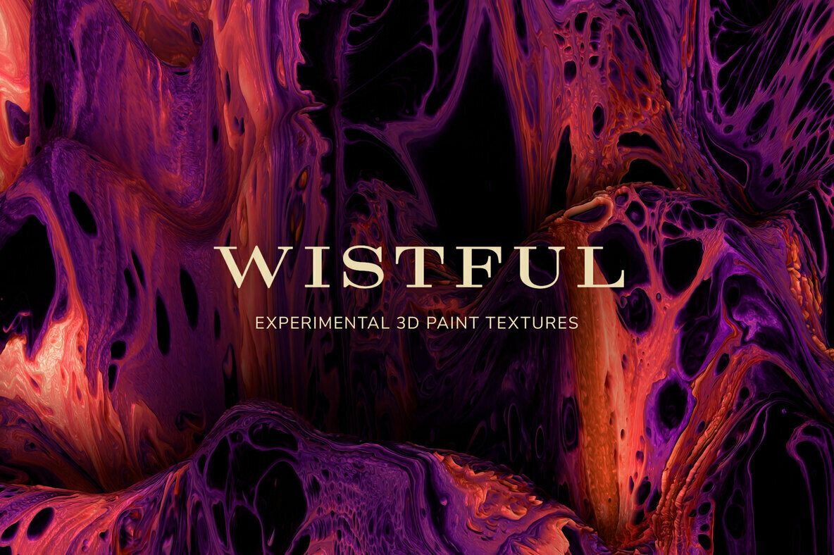Wistful     Experimental 3D Paint Textures 1