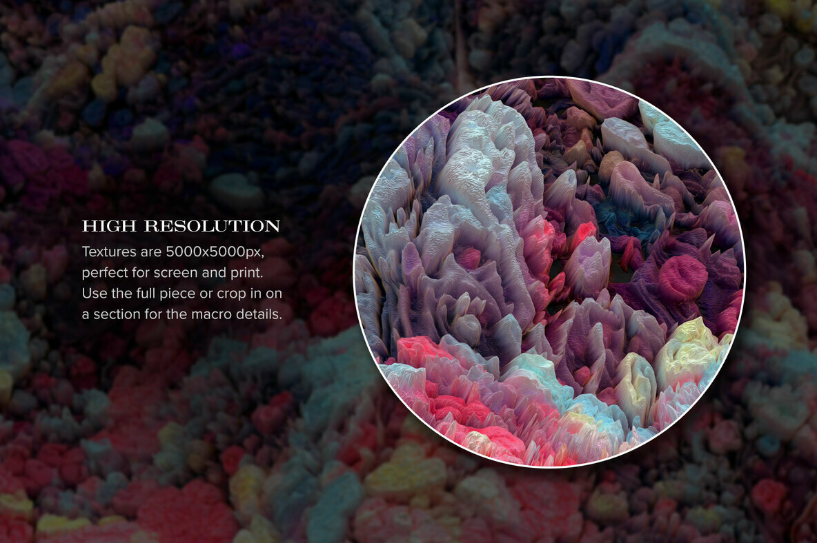 Wistful     Experimental 3D Paint Textures 4