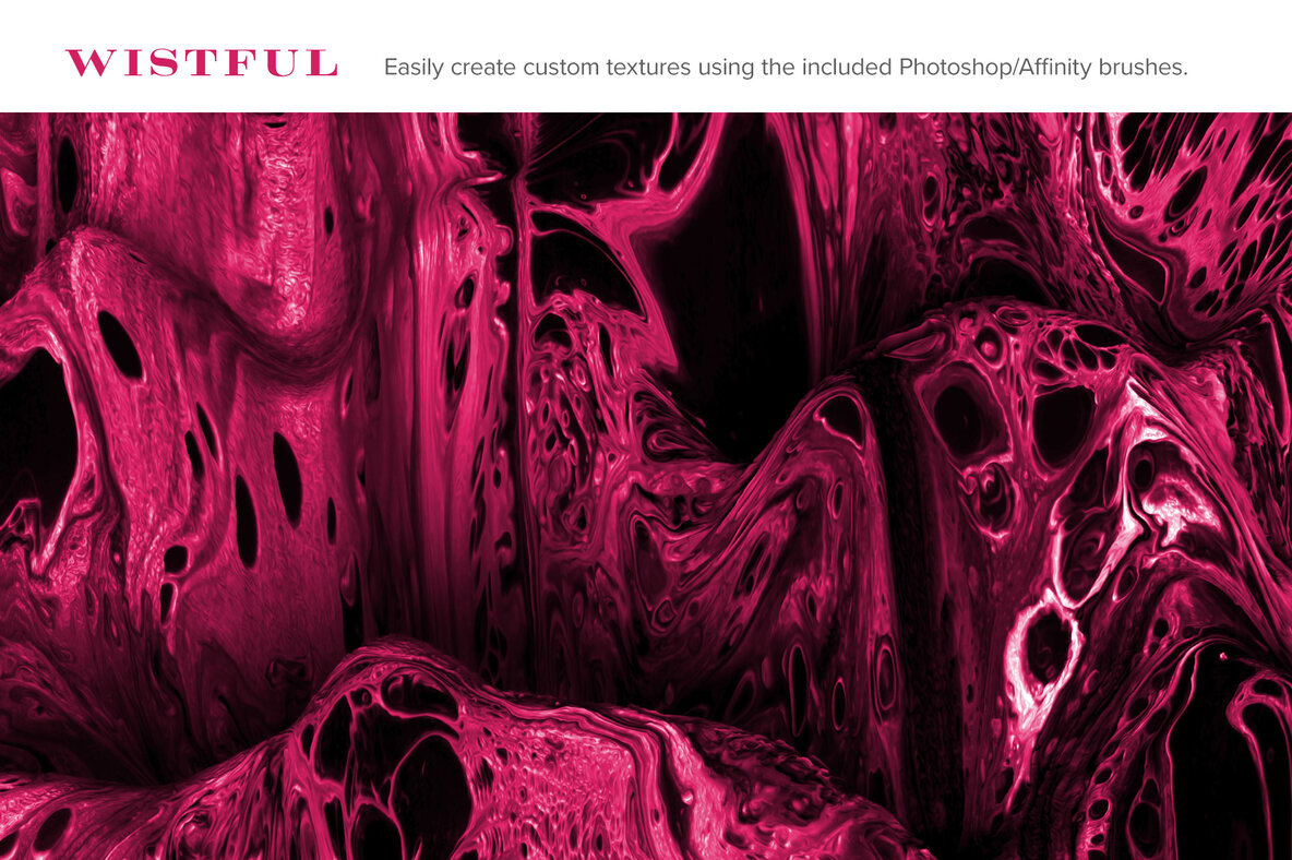 Wistful     Experimental 3D Paint Textures 6