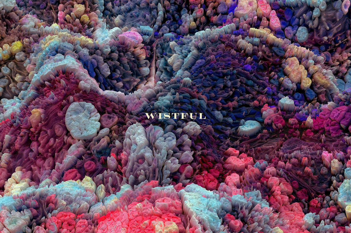 Wistful     Experimental 3D Paint Textures 7