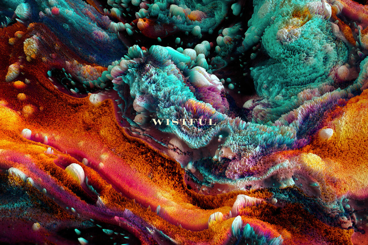 Wistful     Experimental 3D Paint Textures 12