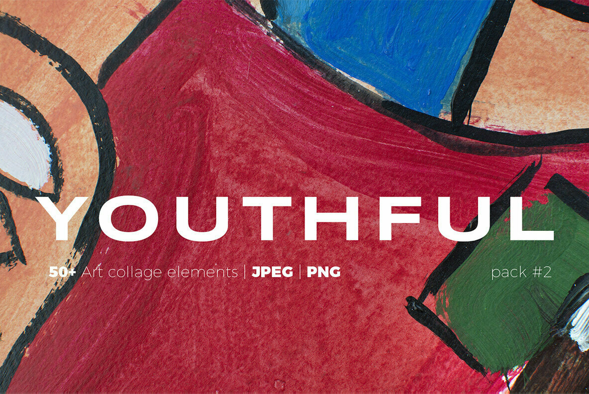 Youthful   Graffiti Art Collage Paintings Pack 1