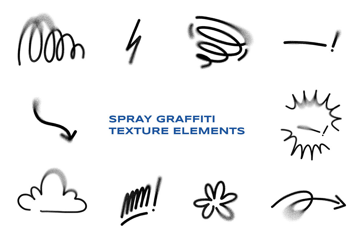 Youthful   Graffiti Art Collage Paintings Pack 15