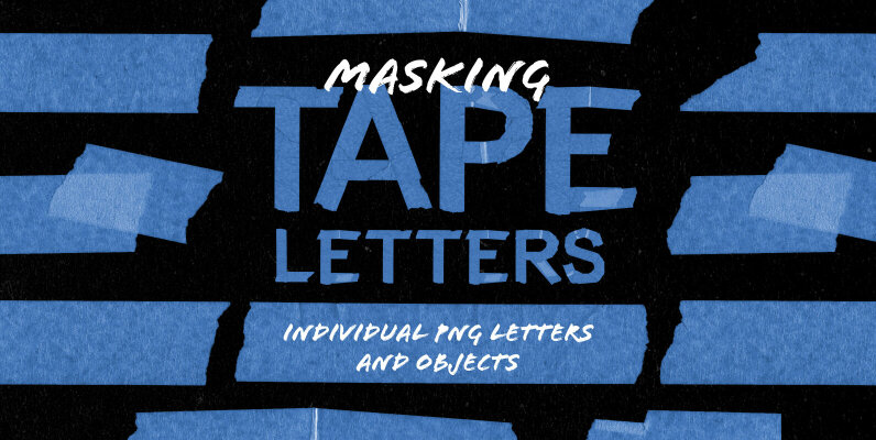 Masking Tape Letters   Objects