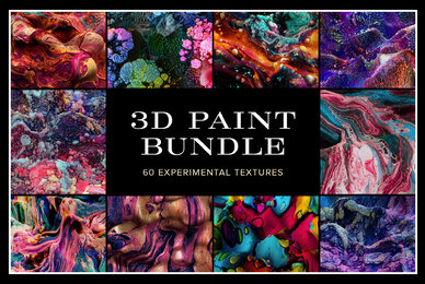 3D Paint Bundle     60 Experimental Textures