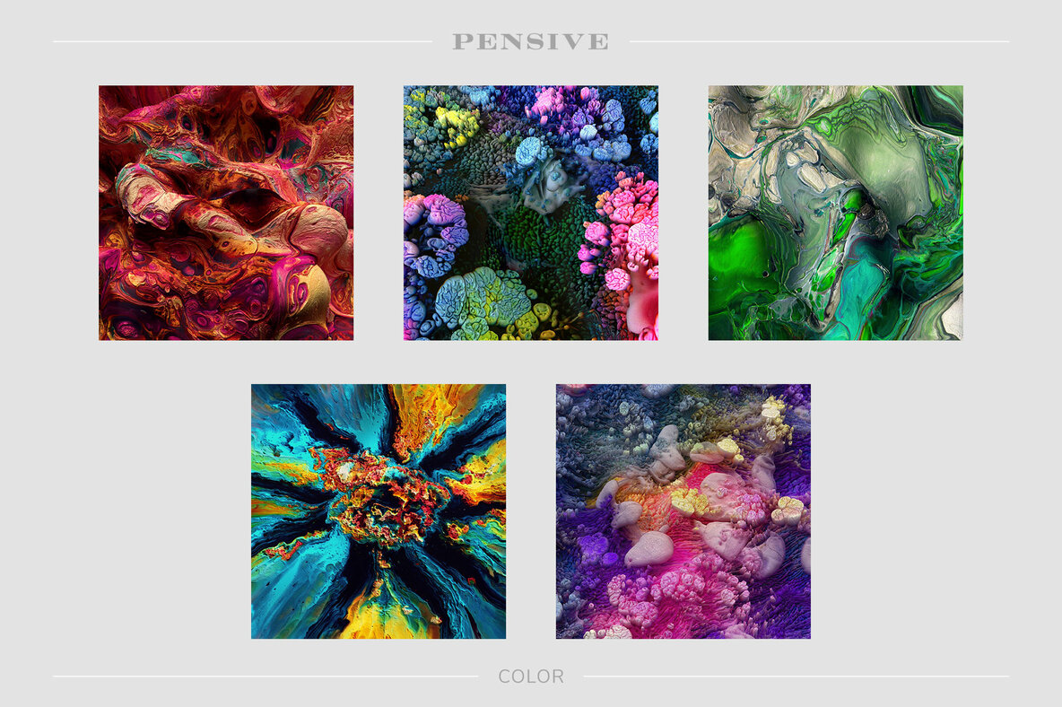 3D Paint Bundle 60 Experimental Textures 3D Paint Bundle 60 Experimental Textures