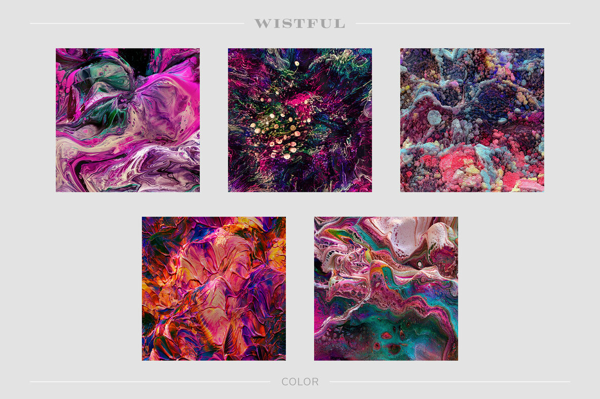 3D Paint Bundle 60 Experimental Textures 3D Paint Bundle 60 Experimental Textures