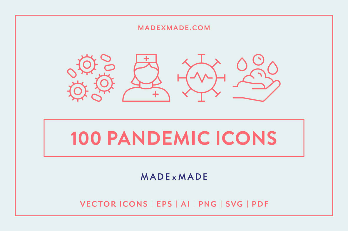 Line Icons     Pandemic 1