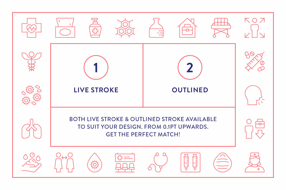 Line Icons     Pandemic 4