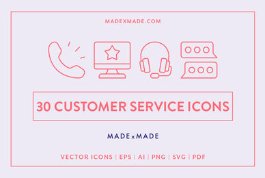 Line Icons     Customer Service