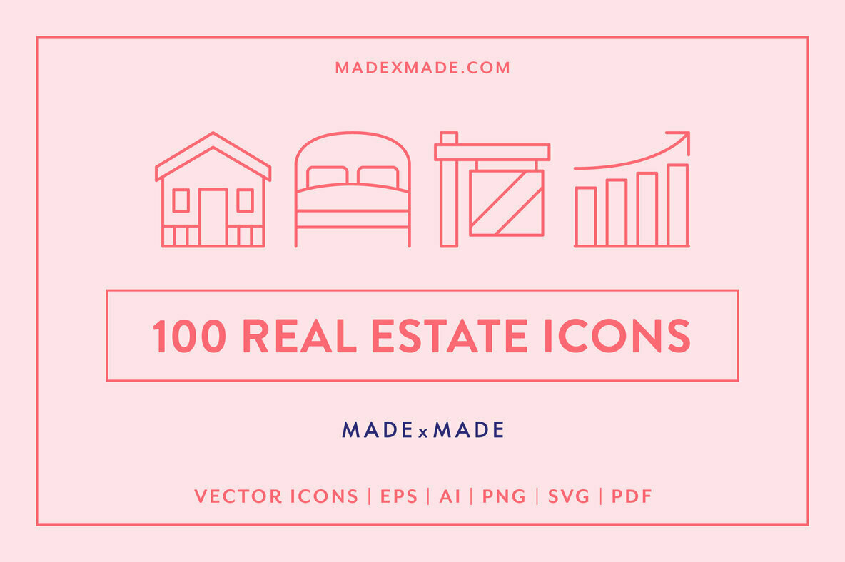 Line Icons Real Estate Line Icons Real Estate