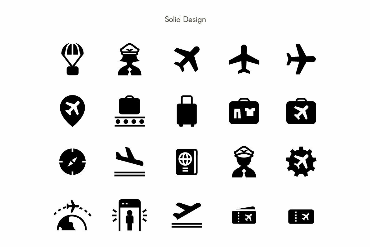 Aviation Premium Icon Pack 3