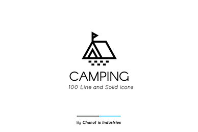 Camping Premium Icon Pack