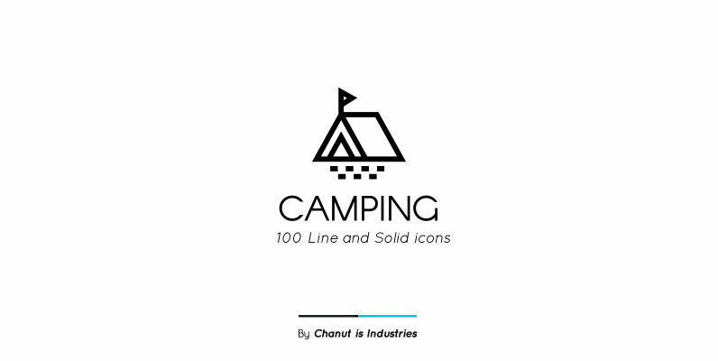 Camping Premium Icon Pack