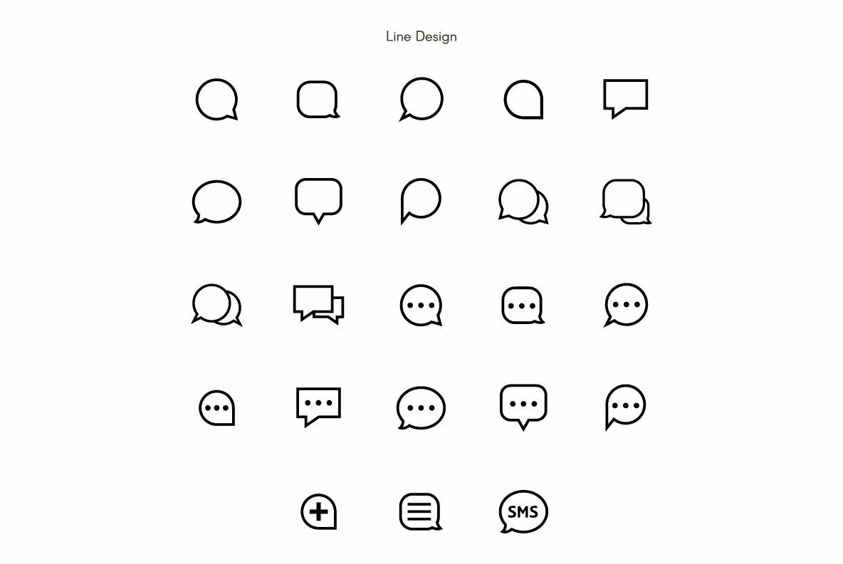 Chat Premium Icon Pack 2
