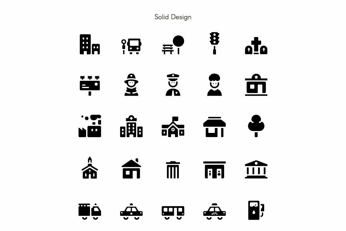 City Element Premium Icon Pack 3