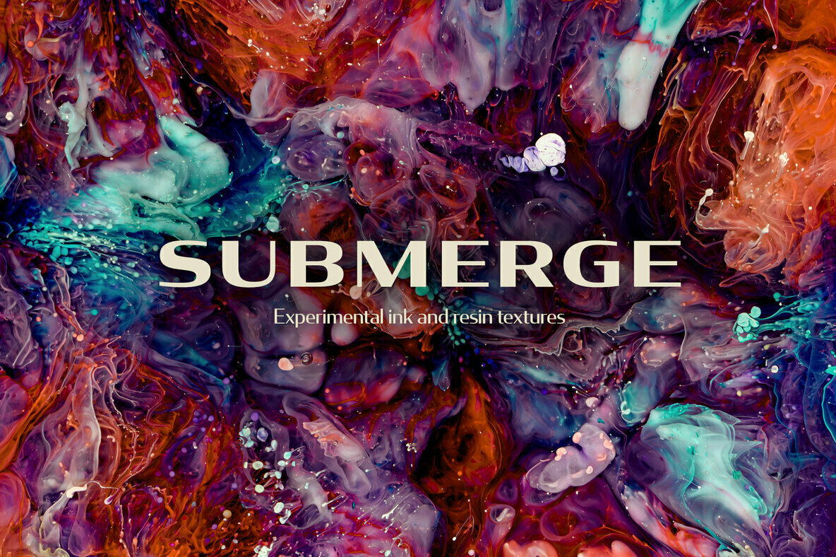 Submerge     Ink   Resin Textures 1
